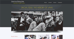 Desktop Screenshot of americanhistorynow.org